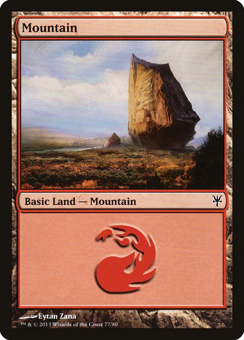 Mountain from Duel Decks: Sorin vs. Tibalt