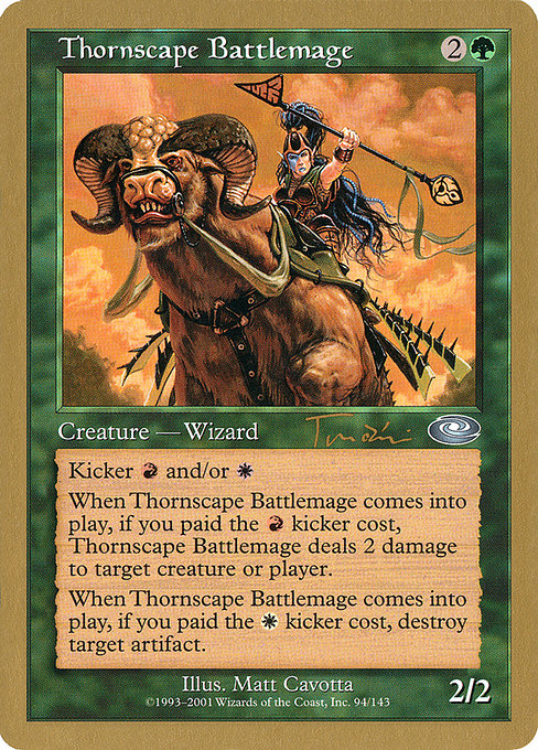 Thornscape Battlemage from World Championship Decks 2001