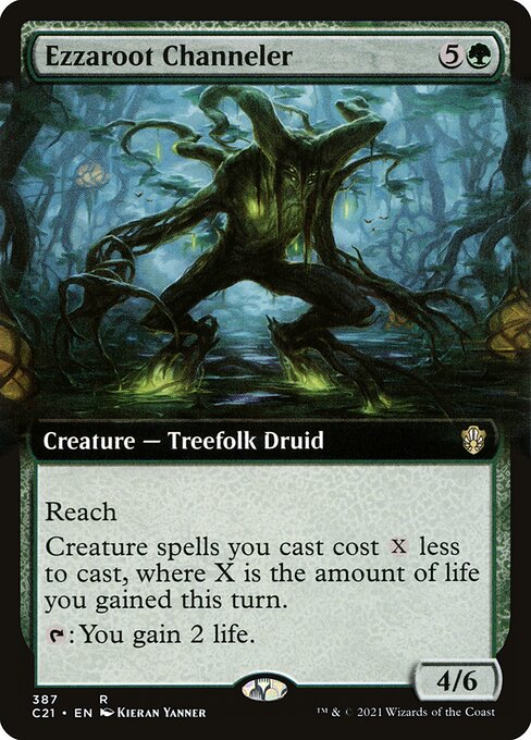 Ezzaroot Channeler from Commander 2021