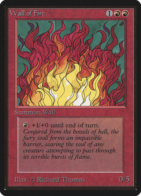 Wall of Fire from Limited Edition Beta