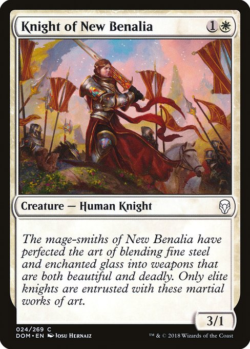 Knight of New Benalia highlighted card art