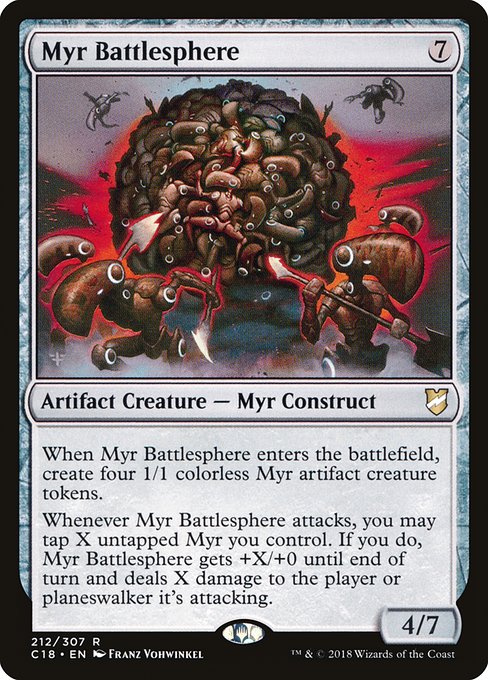 Myr Battlesphere from Commander 2018