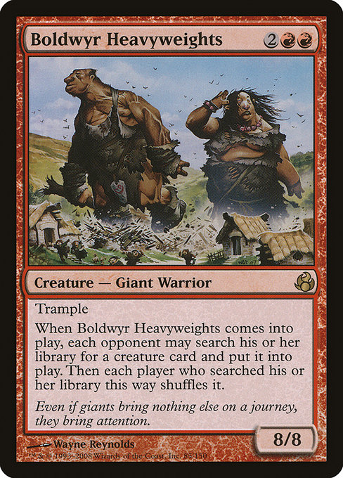 Boldwyr Heavyweights highlighted card art