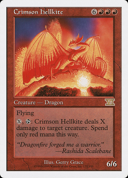 Crimson Hellkite from Classic Sixth Edition