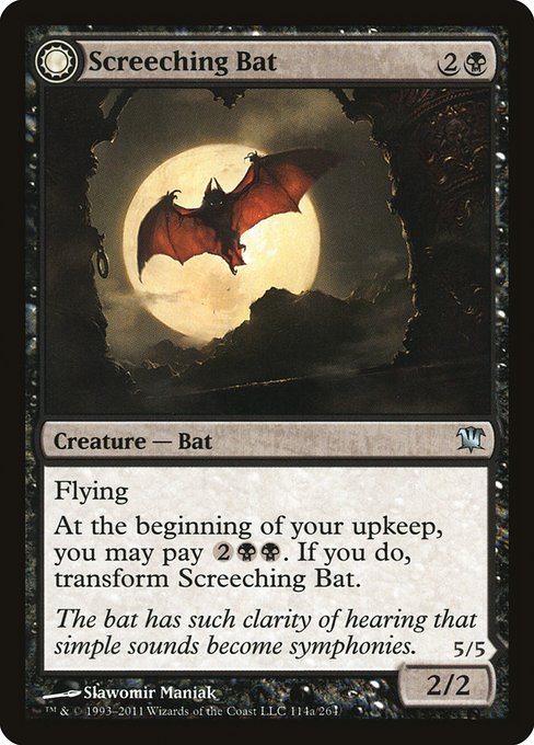 Screeching Bat // Stalking Vampire from Innistrad