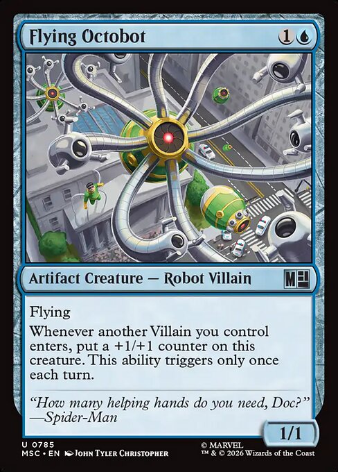 Flying Octobot from Marvel Super Heroes Commander