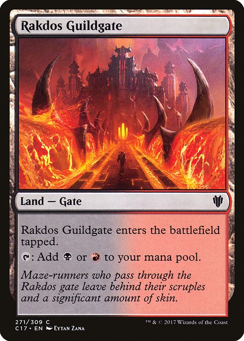 Rakdos Guildgate from Commander 2017