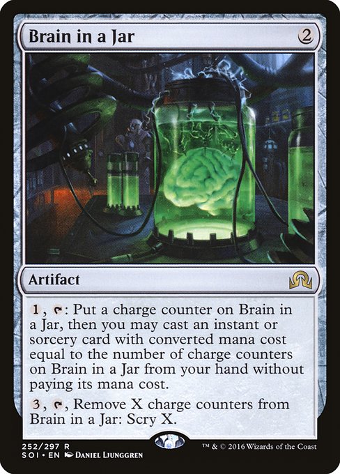 Brain in a Jar from Shadows over Innistrad