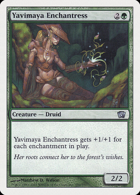 Yavimaya Enchantress from Eighth Edition