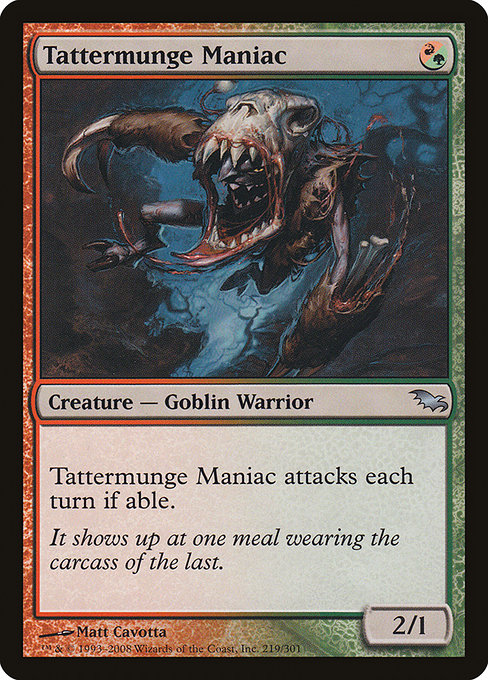 Tattermunge Maniac highlighted card art