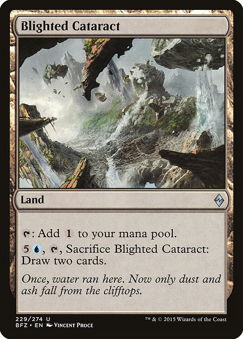 Blighted Cataract from Battle for Zendikar