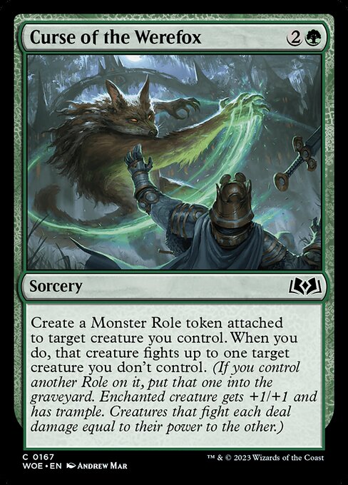 Curse of the Werefox highlighted card art
