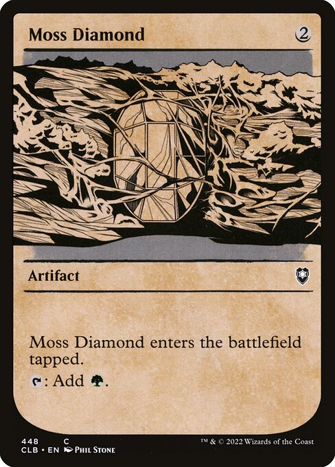 Moss Diamond highlighted card art
