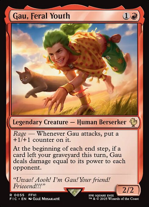 Gau, Feral Youth highlighted card art