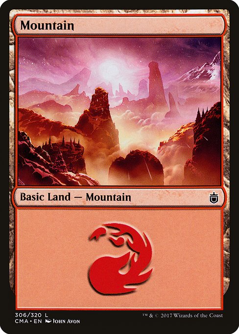 Mountain from Commander Anthology