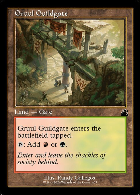 Gruul Guildgate from Ravnica Remastered
