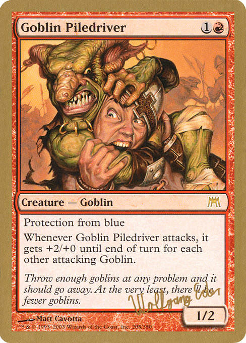 Goblin Piledriver from World Championship Decks 2003
