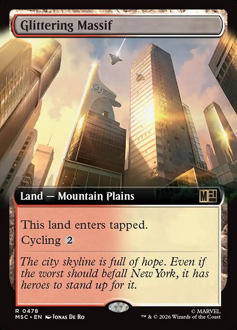 Glittering Massif from Marvel Super Heroes Commander