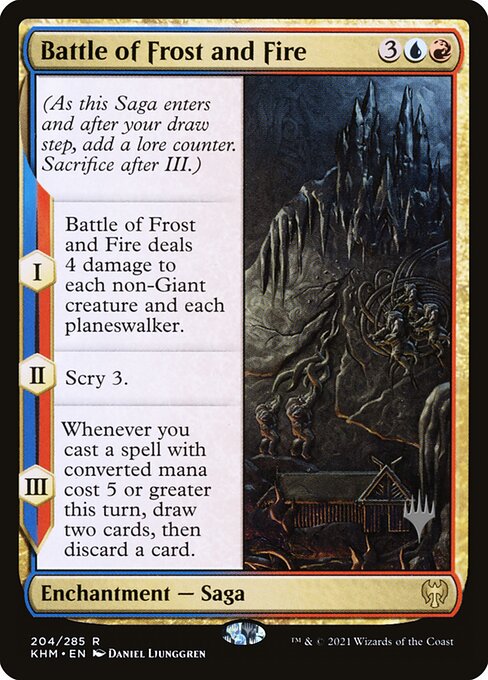Battle of Frost and Fire from Kaldheim Promos