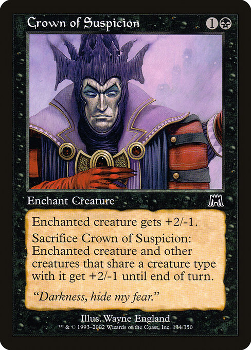 Crown of Suspicion highlighted card art