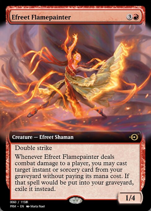 Efreet Flamepainter highlighted card art