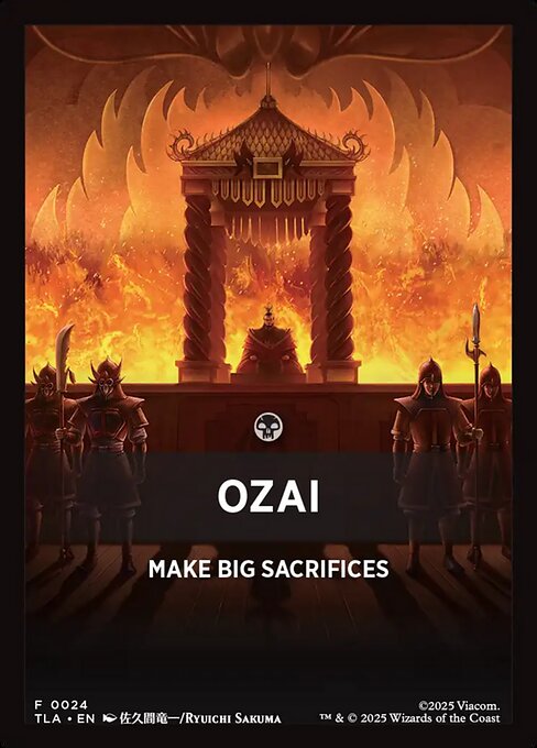 Ozai from Avatar: The Last Airbender Jumpstart Front Cards