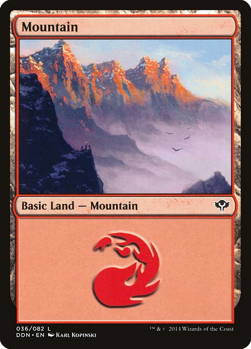 Mountain from Duel Decks: Speed vs. Cunning
