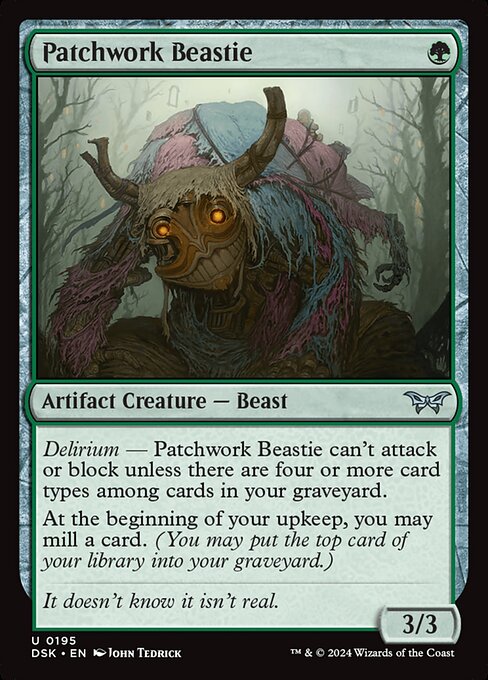Patchwork Beastie highlighted card art