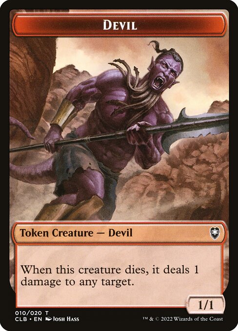 Devil from Battle for Baldur's Gate Tokens