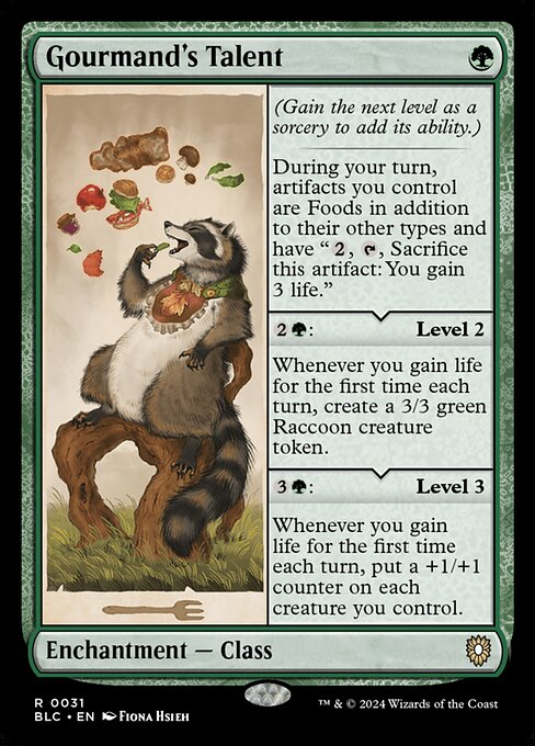 Gourmand's Talent highlighted card art
