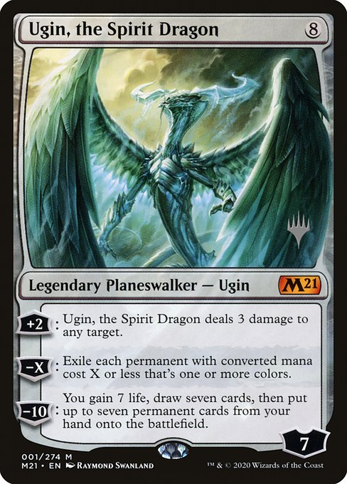 Ugin, the Spirit Dragon from Core Set 2021 Promos