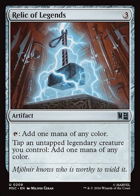 Relic of Legends from Marvel Super Heroes Commander