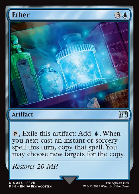 Ether highlighted card art