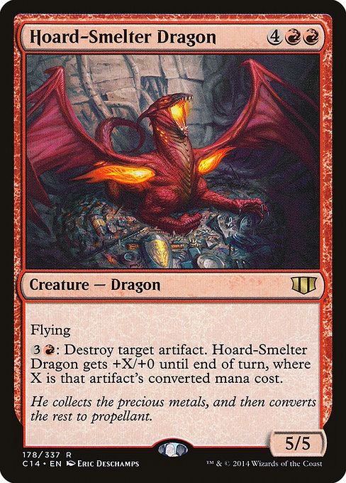 Hoard-Smelter Dragon from Commander 2014