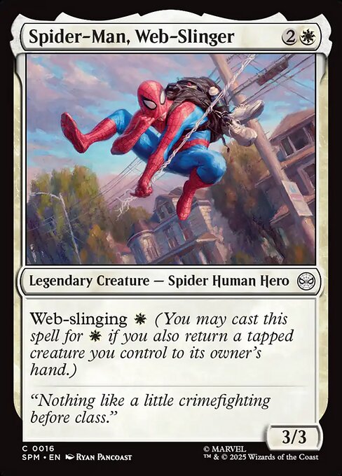 Spider-Man, Web-Slinger highlighted card art