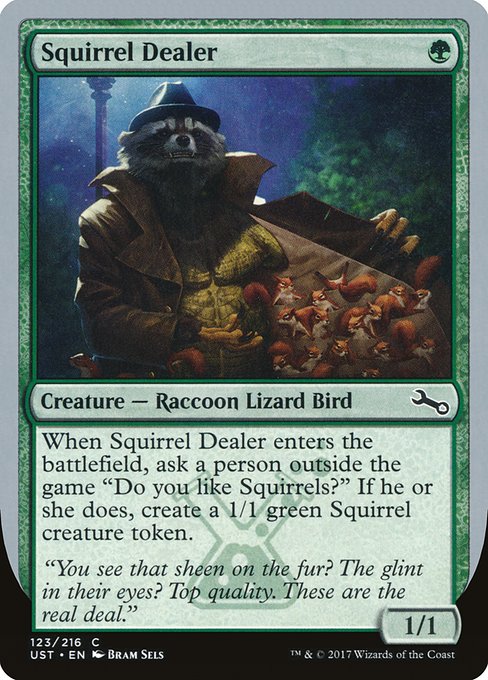 Squirrel Dealer highlighted card art
