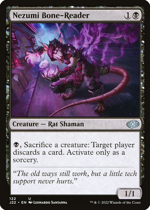 Nezumi Bone-Reader highlighted card art