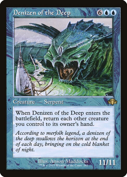 Denizen of the Deep highlighted card art