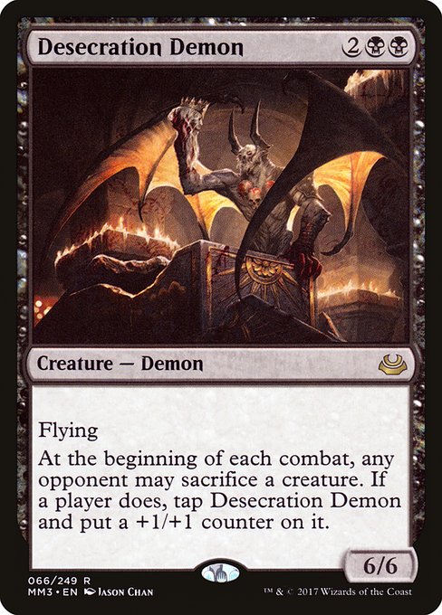 Desecration Demon from Modern Masters 2017