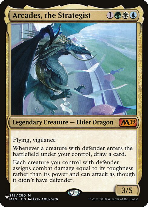Arcades, the Strategist highlighted card art