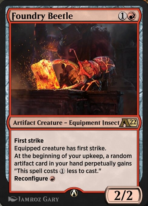 Foundry Beetle highlighted card art