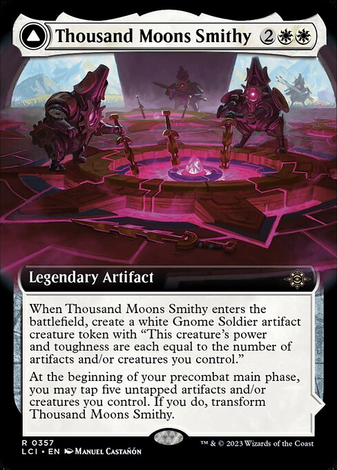 Thousand Moons Smithy // Barracks of the Thousand from The Lost Caverns of Ixalan