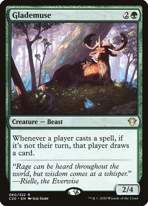 Glademuse highlighted card art