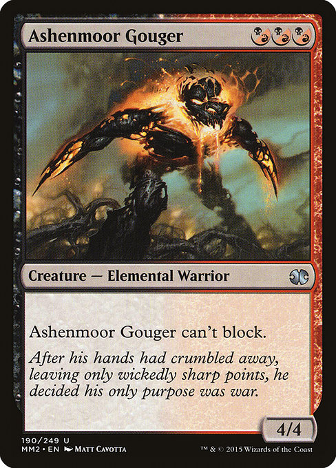 Ashenmoor Gouger highlighted card art