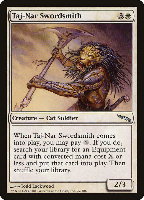 Taj-Nar Swordsmith from Mirrodin