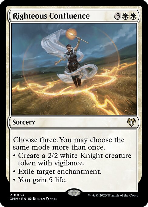Righteous Confluence highlighted card art