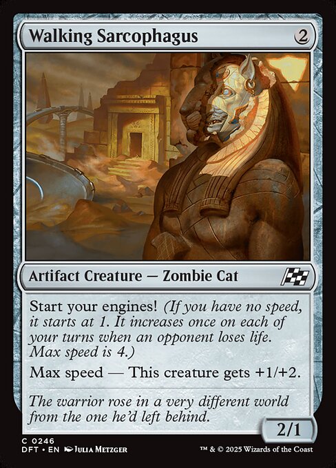 Walking Sarcophagus highlighted card art