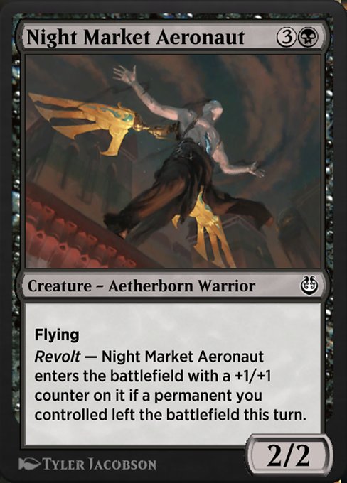 Night Market Aeronaut highlighted card art