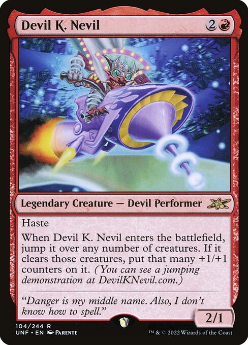 Devil K. Nevil from Unfinity