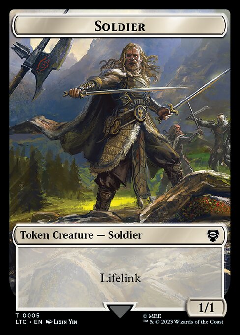 Soldier from Tales of Middle-earth Commander Tokens